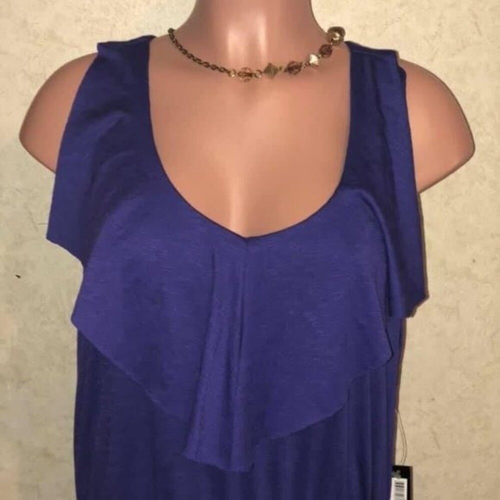 Nicole Miller Women Purple Casual Dress 2XL - Picture 9 of 9